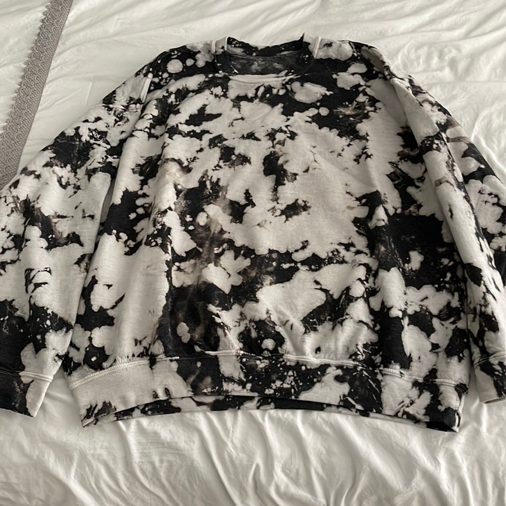 Urban Renewal Recycled Splatter Tie-Dye Crew Neck Sweatshirt